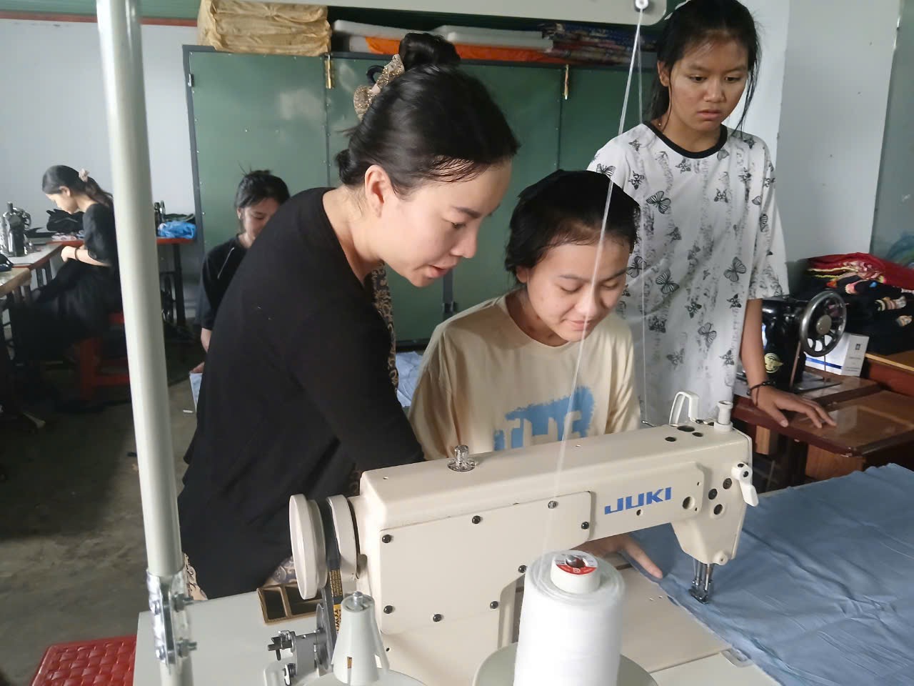 vietnam orphanage, orphans, community give back, sewing program, learn to sew vietnam